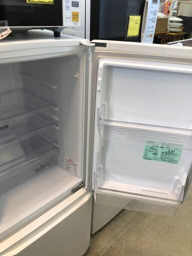 冷蔵庫　ミツビシ　三菱　ノンフロン冷蔵庫　MR-P15EA-KW　146L
