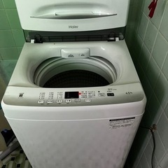 家電 生活家電 洗濯機 haier 4.5キロ