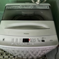 家電 生活家電 洗濯機 haier 4.5キロ
