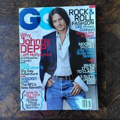 GQ誌 2003.08 英語版　ジョニー・デップ