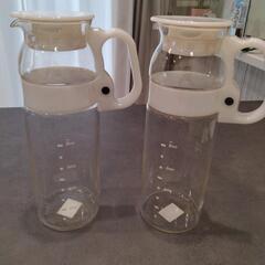 2個セット　iwakiを　麦茶ポット　耐熱ガラス　