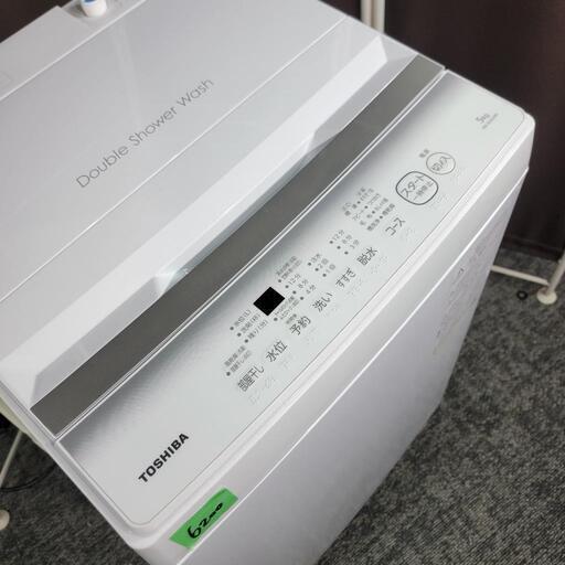 ‍♂️h060613売約済み❌6200‼️配送設置は無料‼️最新2023年製✨東芝 5kg 洗濯機