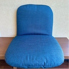 ミニ　リクライニング座椅子　紺色　子供サイズ