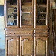 食器棚　家具　木製　中古　