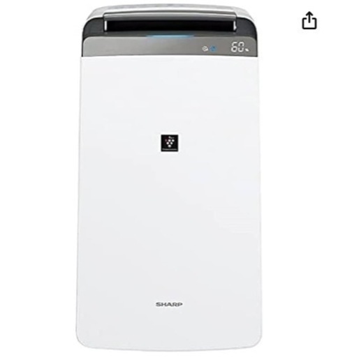 【美品】2022年製 シャープ 衣類乾燥除湿機 コンプレッサー方式 CV-N180-W