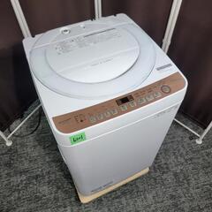 🙇‍♂️売約済み❌6201‼️配送設置は無料🙌‼️最新2021年製✨穴なし洗濯槽でカビブロック✨SHARP 7kg 洗濯機