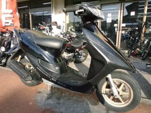 NO.4989　ライブディオＺＸ （ＤＩＯ） ２サイクル　シャッターキー付き後期モデル　ハネ付き　ディスクブレーキ　キャストホイール　ブラック　☆彡