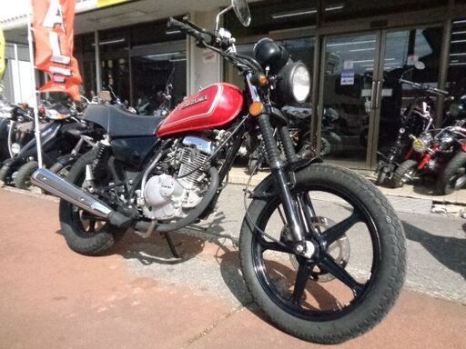 NO.4990　ＧＮ１２５－２Ｆ　空冷４サイクル単気筒エンジン　レッド　☆彡