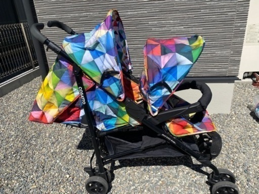 コサット　双子用ベビーカー