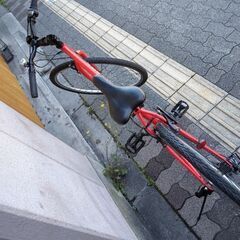 RUNTHROUGH[ランスルー]700c シティクロスバイク 外装6段/レッド