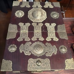 小物入れ　化粧ボックス　アンティーク　韓国