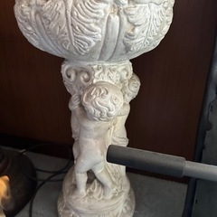 ガーデニング 天使 オブジェ　バイオリン　置物　