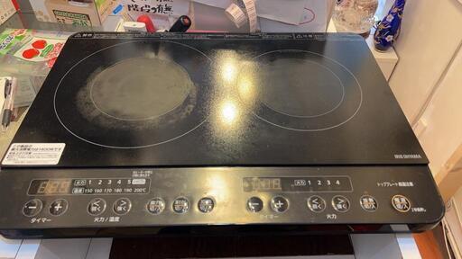 配送無料 2口IHコンロ!!