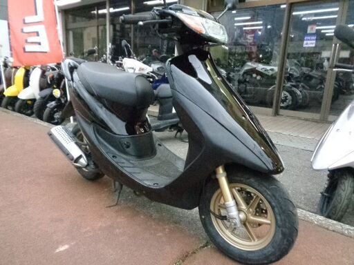NO.5007　ライブディオＺＸ （ＤＩＯ） ２サイクル　シャッターキー付き後期モデル　ハネ付き　ディスクブレーキ　キャストホイール　ブラック　☆彡