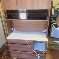 福岡市内配送無料　家具　食器棚　キッチンボード　120cm 