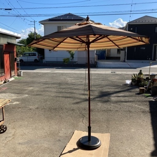 未使用品　　パラソル×パラソルベース　　お買い得品