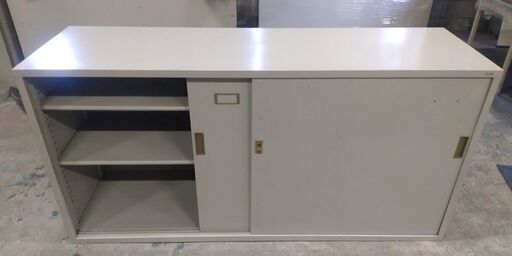 【大幅値下げ実施中】 スチール扉付き書庫　W1760×D515×900　お値引要相談