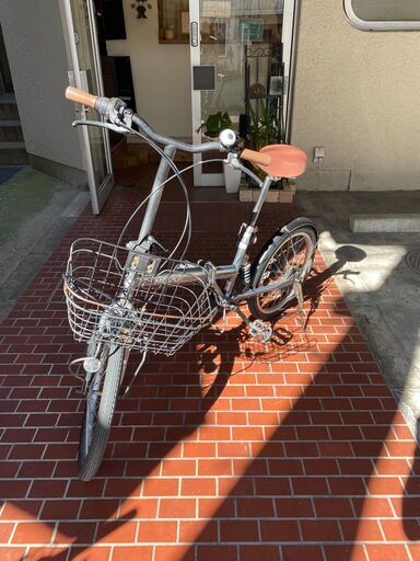 【中古】オシャレな折り畳み自転車