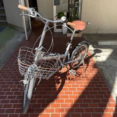 【中古】オシャレな折り畳み自転車