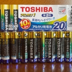 TOSHIBAアルカリ電池単三 10本