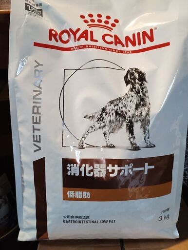ロイヤルカナン消化サポート低脂肪３キロ+缶詰め7個