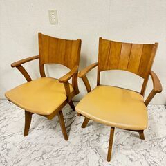 英国アンティーク木製ゲートレッグテーブル/ダイニング机バタフライ(79