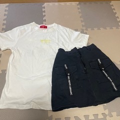 140〜160㌢女の子　レピピアルマリオ　Tシャツ・スカパン
