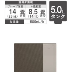 加湿器　Dainichi HD-RX500A-T