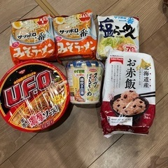 インスタ食品6点