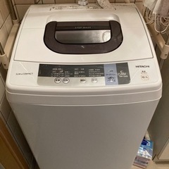 ラック付　家電 生活家電 洗濯機 5kg