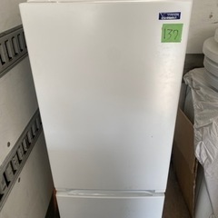 NO 137❗️ 配送可能　2019年式 YAMADASELECT(ヤマダセレクト） YRZF15G1 2ドア冷蔵庫 (156L・右開き) ホワイト