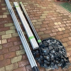 トヨタ純正　標準ルーフ用　ハイエース200系　ルーフキャリア　アルミルーフラック　