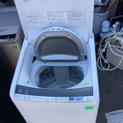 NO 114❗️福岡市内配送設置無料 BW-DV80B-W 縦型洗濯乾燥機 ビートウォッシュ ホワイト [洗濯8.0kg /乾燥4.5kg /ヒーター乾燥(水冷・除湿タイプ) /上開き] 