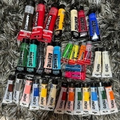 水性塗料いろいろ　ハンドメイド素材　工作用