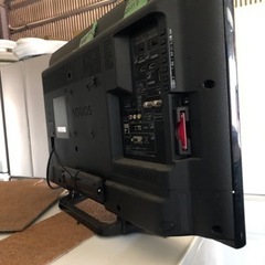 福岡市内配送無料 シャープ 32V型 AQUOS ハイビジョン 液晶テレビ 外付HDD対応(裏番組録画) ブラック LC-32W35-B