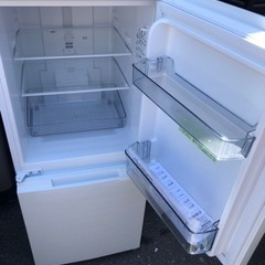 NO 126❗️福岡市内配送設置無料　2022年式 シャープ SHARP 冷蔵庫(幅49.5cm) SJ-D15H-W 152L つけかえどっちもドア 2ドア ホワイト