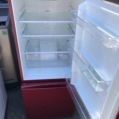 NO 127❗️福岡市内配送設置無料 AQR-BK18G-R 冷蔵庫 レッド [2ドア /右開きタイプ /184L]