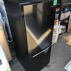 NO 128❗️福岡市内配送無料 ハイセンス 冷蔵庫 幅48cm 150L パール 