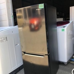 NO 128❗️福岡市内配送無料 ハイセンス 冷蔵庫 幅48cm 150L パール 