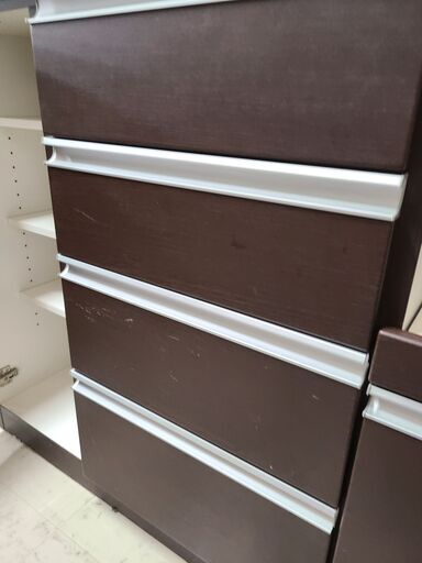J6089 NITORI ニトリ ランダムローチェスト 120LC-DBR ダークブラウン