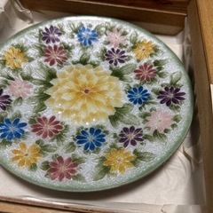 【極美品】工芸品・七寶焼飾り皿