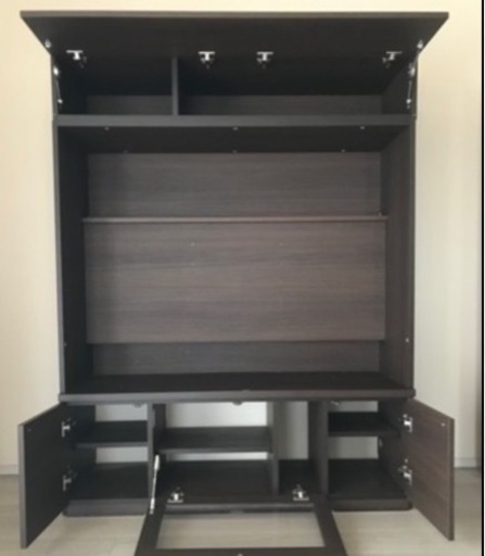 すえ木工　壁掛け金具付きテレビ台