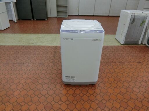 ID 077477   洗濯機7K　シャープ　２０１８年　ES-T710－W