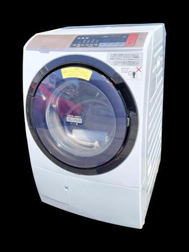 【ジ0530-30】HITACHI 日立 ドラム式洗濯乾燥機 BD-SV110BL 11/6kg 2018年製