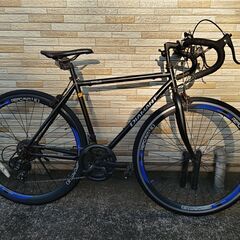 中古自転車 2×8段変速 525MM ロードバイク軽整備済み 防犯登録対応