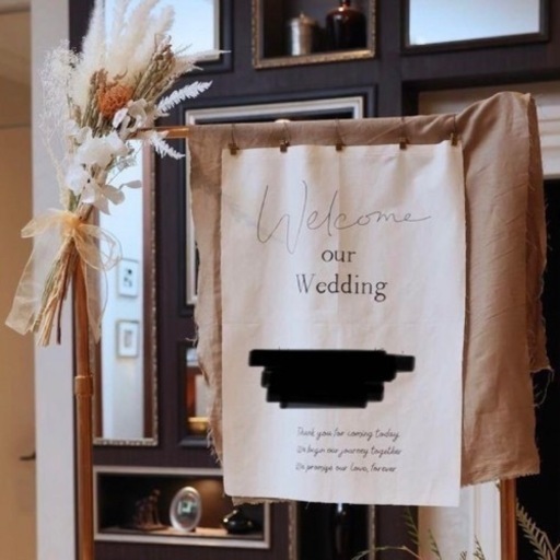 コッパースタンド 結婚式 ウェルカムスペース ドライフラワー付き