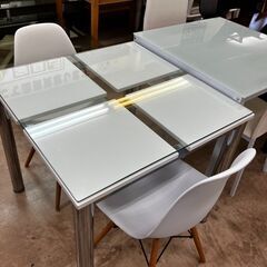 ☆ジモティ割あり☆ ダイニングセット4人用 ナチュラル H73×W135×D80 