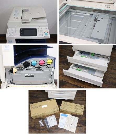 ヤ取終了8/23】≪ZU954ジ≫ 通電/印刷OK 富士ゼロックス カラー複合機