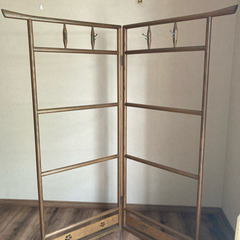 アンティーク　日本　和物　木製衣桁　着物