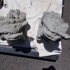 溶接用リ-ド線ホルダーア-スクランプジョイント-直接引き取り限定 　岡山県　ジモティー特別価格　シーサー　石像　置物　オブジェ　縁起物